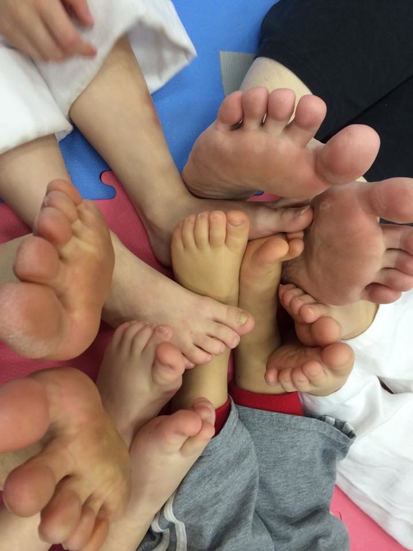 Karate feet